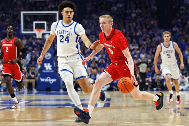 Georgia zvíťazila v Kentucky prvýkrát za 13 pokusov Basketbal NCAA: Georgia v Kentucky
