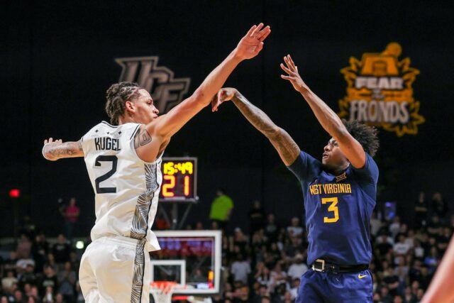 Basketbal NCAA: Západná Virgínia v centrálnej Floride