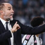 Manažér Igor Tudor počas zápasu Serie A medzi SS Lazio a Juventus FC na Stadio Olimpico