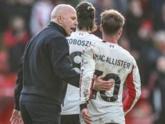 Hrdina Mac Allistera so „zmiešanými pocitmi“, ako Slot nazýva Liverpool „šťastným“ Hrdina Mac Allistera so „zmiešanými pocitmi“, ako Slot nazýva Liverpool „šťastným“