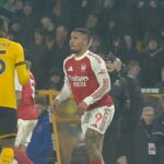 Gabriel Jesus vyčíňal na Yerson Mosquera po stredajšom žrebe Arsenalu na ihrisku Wolves