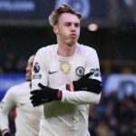 Cole Palmer oslavuje