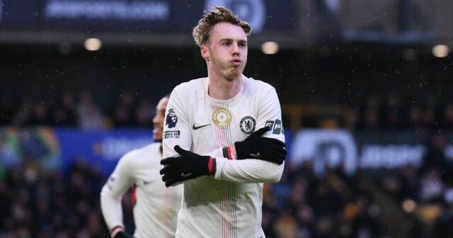 Cole Palmer oslavuje