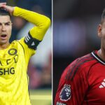 MANCHESTER, ANGLICKO - 7. FEBRUÁRA: Casemiro z Manchestru United počas zápasu Premier League medzi Manchestrom United a Tottenhamom Hotspur na Old Trafford 7. februára 2026 v Manchestri v Anglicku. (Foto: Carl Recine/Getty Images)