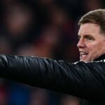 Eddie Howe body počas zápasu