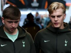 Hviezda Tottenhamu hovorí o svojej budúcnosti a priznáva: „Hovoril som s ľuďmi“ Mikey Moore z Rangers vyzerá po zápase MD4 fázy UEFA Európskej ligy 2025/26 medzi Rangers FC a AS Rím na štadióne Ibrox skleslo
