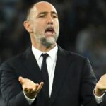 Tréner Juventusu Igor Tudor počas zápasu Lazio proti Juventusu na štadióne Olimpico. Rím (Taliansko), 26. októbra 2025.
