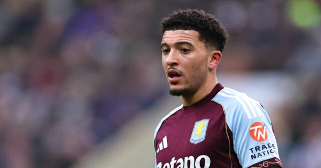 Jadon Sancho bojoval o formu v Aston Ville