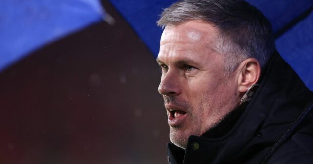 Jamie Carragher pred zápasom MD4 fázy Ligy majstrov UEFA 2025/26 medzi Liverpool FC a Real Madrid CF 