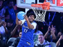 Jase Richardson z Magicu padá pri pokuse o namočenie Jase Richardson z Magicu padá pri pokuse o namočenie