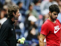 Juan Carlos Ferrero po rozchode prestal sledovať Carlosa Alcaraza na sociálnych sieťach Autor fotografie Fred Lee/Getty Images