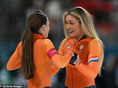 Jutta Leerdam zaostáva za zlatom na 500 m, keď ju nervózny Jake Paul povzbudzuje na zimných olympijských hrách Jutta Leerdamová skončila v pretekoch na 500 m druhá za svojou holandskou tímovou kolegyňou Femke Kokovou