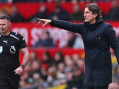 Každé slovo Thomas Frank povedal o tom, čo Cristian Romero urobil v šatni po červenej karte Thomas Frank počas zápasu Premier League medzi Manchestrom United a Tottenhamom Hotspur na Old Trafford