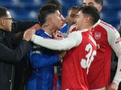 Keane a Scholes nesúhlasia s víťazom Arsenalu vs Chelsea, pretože Wright predpovedá „vraždu“ Keane a Scholes nesúhlasia s víťazom Arsenalu vs Chelsea, pretože Wright predpovedá „vraždu“