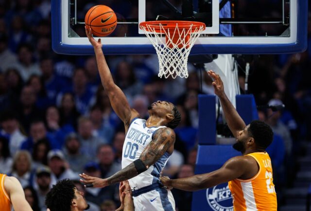 Basketbal NCAA: Tennessee v Kentucky