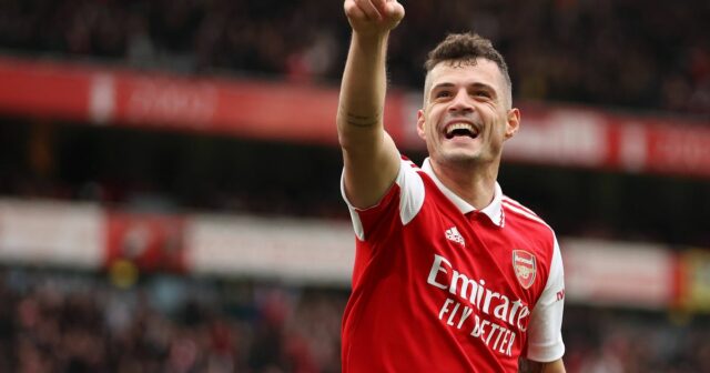 Granit Xhaka z Arsenalu