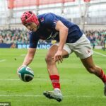 Francúzska senzácia Louis Bielle-Biarrey zaznamenal na minuloročnom turnaji osem pokusov