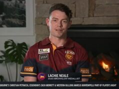 Lachie Neale odchádza z vysoko postavenej práce, pretože dôsledok jeho rozchodu v manželstve neustále dvíha hlavu Lachie Neale (na obrázku) sa údajne chystá odstúpiť od svojich mediálnych povinností a na AFL 360 ho nahradí Nick Daicos.