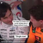 Zdá sa, že uniknuté video ukazuje, ako Norris hovorí Carlosovi Sainzovi Jr., že je „slobodný muž“