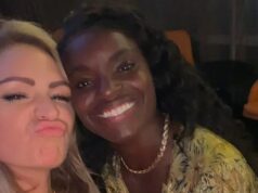 Laura Woods sa obrátila na „poškodzovanie“ starej priateľky Eni Aluko za to, že „zatiahla disciplinárstvo žien dozadu“ v spore s Ianom Wrightom po jej útokoch na BBC a ITV Laura Woods (vľavo) sa zamerala na Eni Aluko pre jej pokračujúci spor s kolegom odborníkom Ianom Wrightom