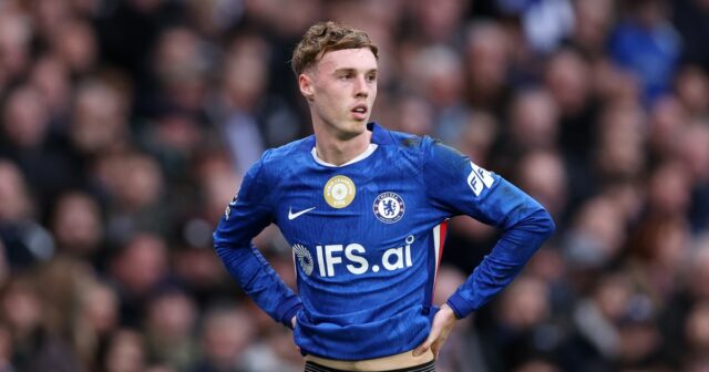 Cole Palmer z Chelsea počas zápasu Premier League medzi Chelsea a Burnley na Stamford Bridge 21. februára 2026 v Londýne, Anglicko