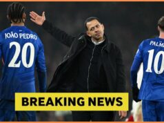 Liam Rosenior z Chelsea odhalil zranenie Jamieho Gittensa Jamie Gittens odchádza zranený počas zápasu Chelsea proti West Hamu