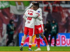 Liverpool, United a Chelsea dostali podporu Yana Diomandeho Krídelník RB Leipzig Yan Diomande v akcii