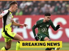 Liverpool dal Nicovi Schlotterbeckovi prestupovú podporu Nico Schlotterbeck oslavuje gól za Borussiu Dortmund