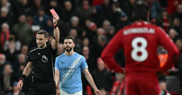 Liverpool udelil Dominikovi Szoboszlaiovi nočnú moru po kontroverznej červenej karte | Futbal | Šport
