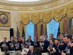 Livid Megan Rapinoe zaútočila na amerických mužských hokejových „klaunov“ za to, že sa po olympijskom zlate priklonili k Donaldovi Trumpovi Megan Rapinoe kritizovala mužský hokejový tím USA za to, že sa uchýlil k Donaldovi Trumpovi