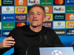 Luis Enrique vyhodil z PSG osemslovné varovanie Chelsea pred žrebom Ligy majstrov Luis Enrique, manažér Paríža Saint-Germain, hovorí pre médiá na pozápasovej tlačovej konferencii po druhom zápase play-off Ligy majstrov UEFA 2025/26 medzi Paris Saint-Germain a AS Monaco v Parc des Princes 25. februára 2026 v Paríži vo Francúzsku.