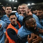 Dominik Szoboszlai sa odvoláva na faul po tom, čo City v nadstavenom čase našlo sieť (Reuters)