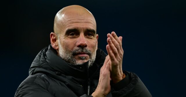 Tréner Manchestru City Pep Guardiola
