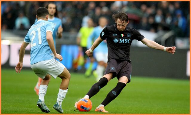 Scott McTominay v akcii za Neapol