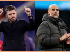 Man United bude súťažiť s Man City o duo Premier League Morgan Gibbs-White v minulej sezóne v akcii za Nottingham Forest proti Tottenhamu