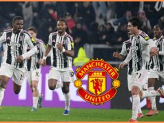 Man United skauting Pierre Kalulu pred prestupom Pierre Kalulu tlieska fanúšikom Juventusu