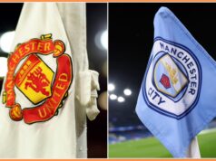 Man United v Kasen Brown prestupové rozhovory Kasen Brown v akcii za Manchester City