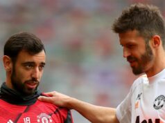 Man Utd podpísal v januárových prestupoch hráča Alexa Fergusona, ktorý bol nazvaný „fantastický“ a vracajúci sa hrdina Bruno Fernandes z Manchestru United a Michael Carrick, asistent trénera Manchestru United hovoria pred zápasom Premier League medzi Manchestrom United a West Ham United na Old Trafford