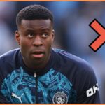 Marc Guehi v akcii za Man City vs Tottenham