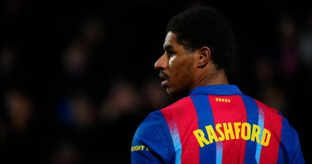 Marcus Rashford ľavý krídelník Barcelony a Anglicka počas štvrťfinálového zápasu Copa del Rey medzi Albacete Balompie a FC Barcelona na Estadio Carlos Belmonte 3. februára 2026 v španielskom Albacete. (Foto: Jose Breton/Pics Action/NurPhoto cez Getty Images)