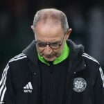 O'Neill vyzerá zhrozene po tom, čo jeho tím Celtic minulý týždeň ľahko porazil Stuttgart