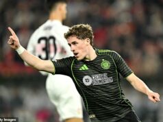 Martin O’Neill priznáva, že má výberové dilemy pre súboj s Ibroxom po tom, čo okrajoví muži zažiarili pri víťazstve 1:0 nad Stuttgartom Luke McCowan oslavuje svoj skorý gól, ktorým Celtic vyhral nad Stuttgartom 1:0