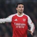 Martin Zubimendi z Arsenalu počas semifinálového zápasu druhého kola Carabao Cupu medzi Arsenalom a Chelsea na Emirates Stadium 3. februára 2026 v Londýne, Anglicko