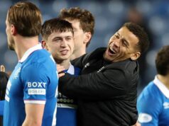 ‚Masterclass‘ – tínedžer Tottenhamu oslavovaný ako odpoveď na kreatívne problémy tímu Mikey Moore a James Tavernier na plný úväzok po zápase William Hill Premiership medzi Rangers a Kilmarnockom na Ibrox Stadium