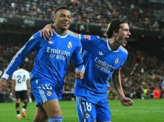 Mbappe skóroval, keď Real Madrid porazil Valenciu a priblížil sa tak lídrovi La Ligy Barcelone Mbappe skóroval, keď Real Madrid porazil Valenciu a priblížil sa tak lídrovi La Ligy Barcelone