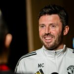 Hlavný tréner Manchestru United Michael Carrick