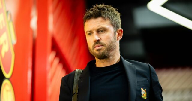 Hlavný tréner/manažér Manchestru United Michael Carrick