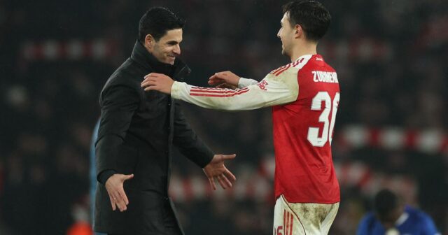 Mikel Arteta a Martin Zubimendi