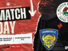 NAŽIVO skóre Mohun Bagan SG verzus Chennaiyin FC, ISL 2025-26: Mariners začínajú ako obľúbení, aktualizácie zápasov MBSG vs CFC, výkop o 19:30 NAŽIVO skóre Mohun Bagan SG verzus Chennaiyin FC, ISL 2025-26: Mariners začínajú ako obľúbení, aktualizácie zápasov MBSG vs CFC, výkop o 19:30