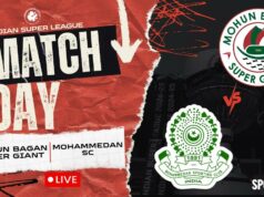 NAŽIVO skóre Mohun Bagan SG vs. Mohammedan SC, ISL 2025-26: Zostavy vonku, aktualizácie MBSG vs MSC derby, výkop o 19:30 NAŽIVO skóre Mohun Bagan SG vs. Mohammedan SC, ISL 2025-26: Zostavy vonku, aktualizácie MBSG vs MSC derby, výkop o 19:30